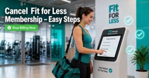 How to Cancel Fit for Less Membership